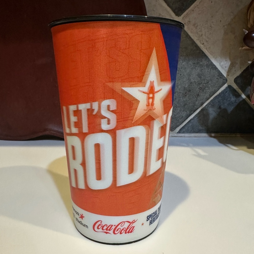 HOUSTON LIVESTOCK SHOW RODEO SOUVENIR DRINK BEVERAGE CUP TUMBLER JOURNEY CONCERT - Picture 6 of 7